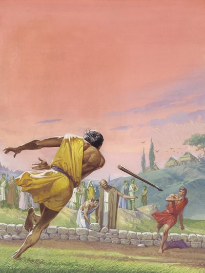 Romulus a Remus (kvaš na papíře) od Severino Baraldi
