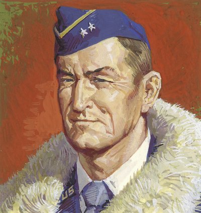 Španělská občanská válka (kvaš na papíře) od Severino Baraldi