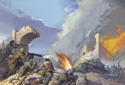 Španělská občanská válka od Severino Baraldi