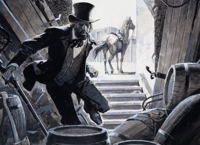 William Bent (kvaš na papíře) od Severino Baraldi