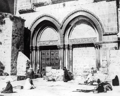 Vchod do kostela Božího hrobu, 1865 od Sgt. James M. McDonald