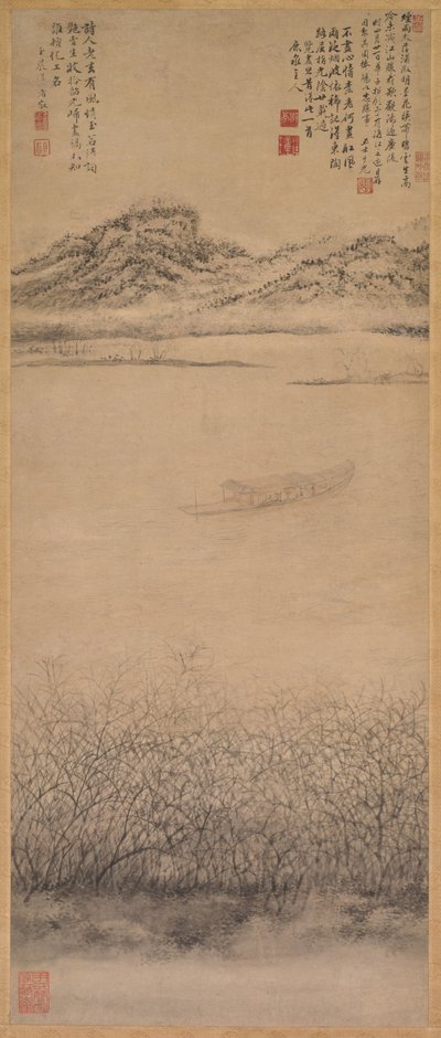 Překročení řeky Yangzi, c. 1700-1720. od Shang Rui