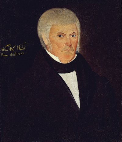 Portrét pana Williama W. Welche, kolem roku 1837 (olej na plátně) od Sheldon Peck