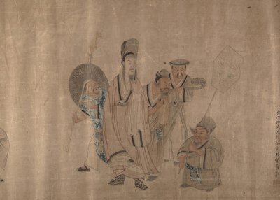 Figurální malba, polovina 19. století. od Shen Zhenlin