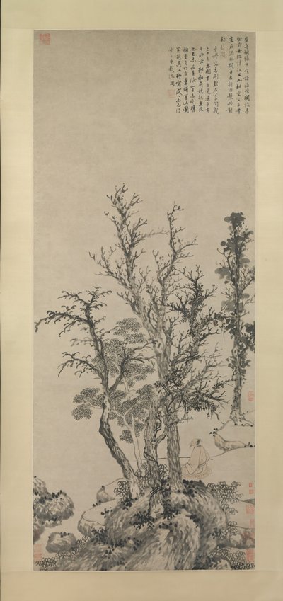 Tichý rybář v podzimním lese z roku 1475. od Shen Zhou