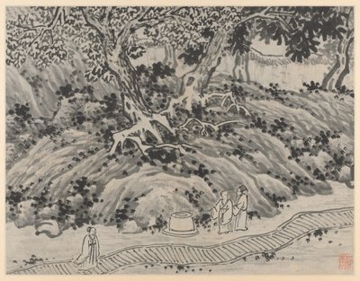 Dvanáct pohledů na Tiger Hill, Suzhou: Bláznovo jaro od Shen Zhou
