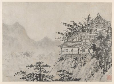 Dvanáct pohledů na Tiger Hill, Suzhou: Tisíc akrů mraků od Shen Zhou