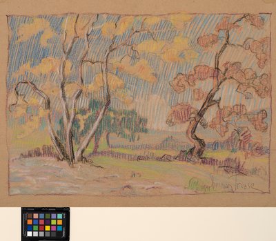 Impressions, cca 1931 (pastel na papíře) od Sherman Trease