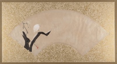 Volavka na pařezu, konec 19. století. od Shibata Zeshin