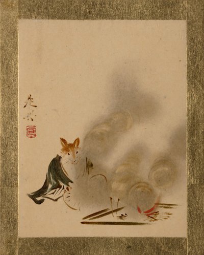 Fox od Mystic Fire. od Shibata Zeshin