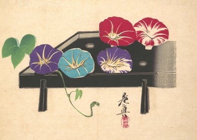 Morning Glories, ca. 1860, ca. 1860. od Shibata Zeshin