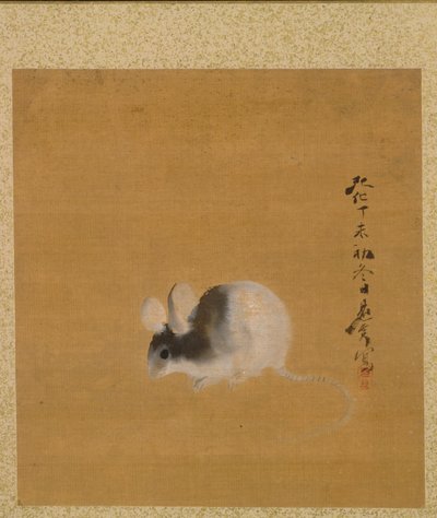 Myš z alba obrazů od Shibata Zeshin