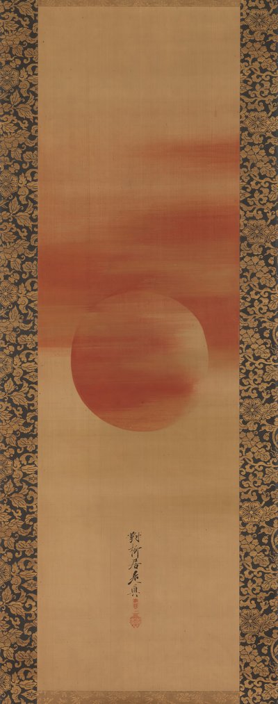 Vycházející slunce, druhá polovina 19. století. od Shibata Zeshin