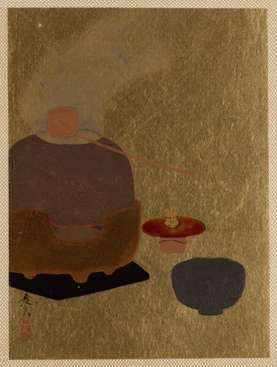 Zařízení pro čajový obřad. od Shibata Zeshin
