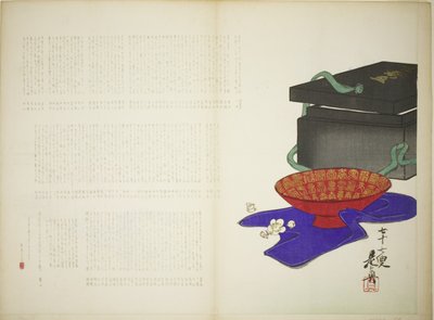 Pohár dlouhého života od Shibata Zeshin