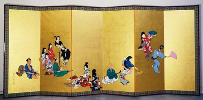Čtyři elegantní kratochvíle - Hudba, hra Go od Shibata Zeshin