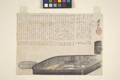 Toaletní souprava, datum neznámé (tisk) od Shibata Zeshin