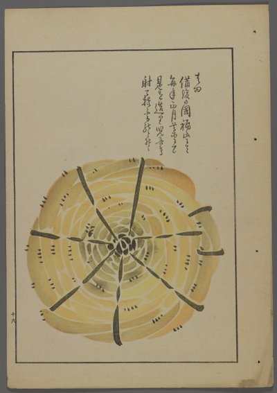 Japonské hračky, od Unai no tomo (A Childs Friends) od Shimizu Seifu, 1891-1923. Lanový větrník. od Shimizu Seifu
