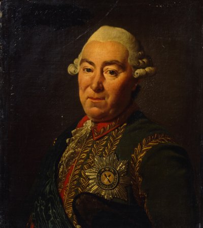 Portrét hraběte Andreje Michajloviče Golitsyna od Shinbarev