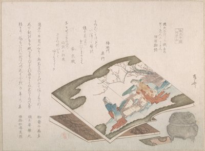 Ilustrované knihy a kadidelnice, 19. stol., 19. stol. od Shinsai