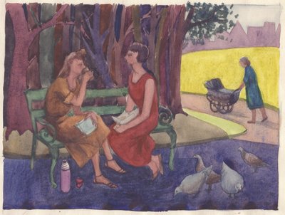 Incident v parku, 1952. od Shirley Markham