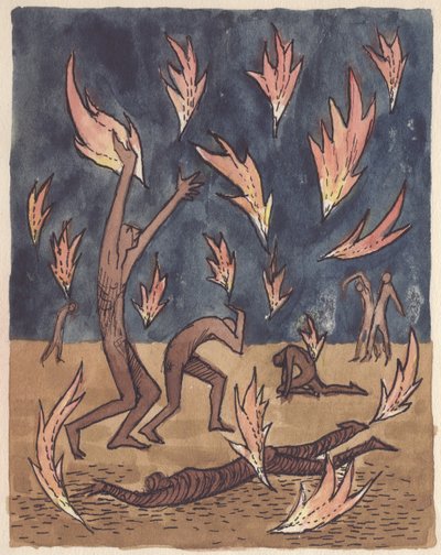 Prší plameny, 1951. od Shirley Markham