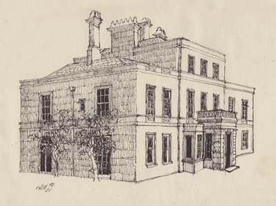 Gruzínský dům, c1950. od Shirley Markham
