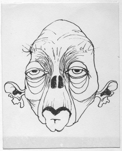 Groteskní tvář, 1952. od Shirley Markham