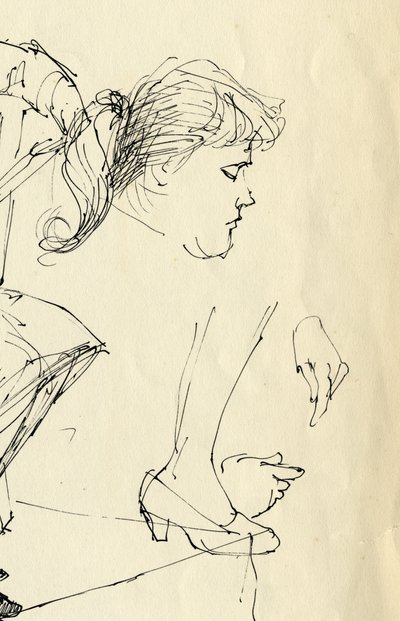 Detail hlavy, rukou a nohou, 1953. od Shirley Markham
