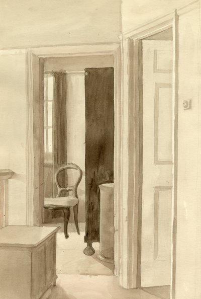 Interiér s židlí, c1950. od Shirley Markham