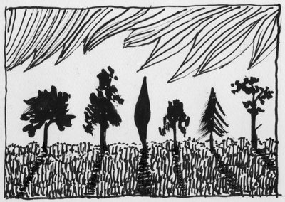 Stromy, 1951. od Shirley Markham