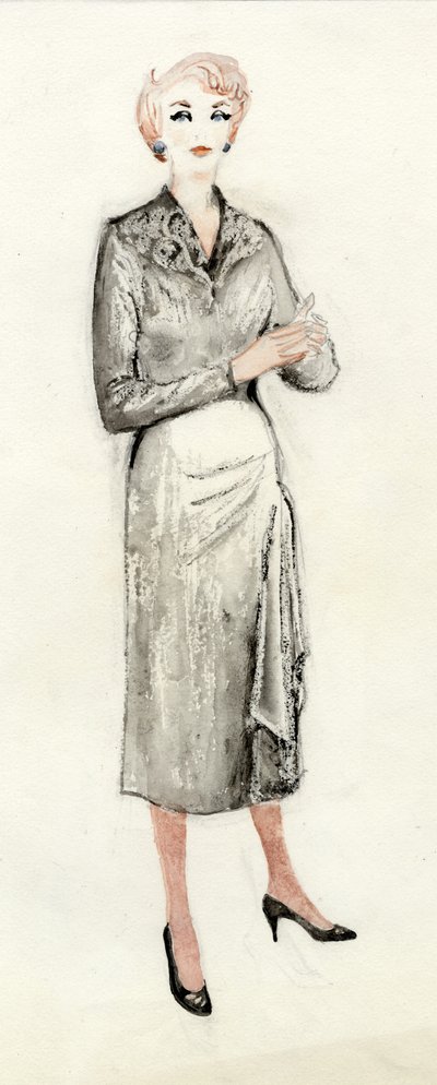 Žena v černých šatech, c1950. od Shirley Markham