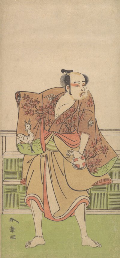 Otani Hiroemon v roli Gokumon no Shobei, 9. měsíc, 1774. od Shunsho