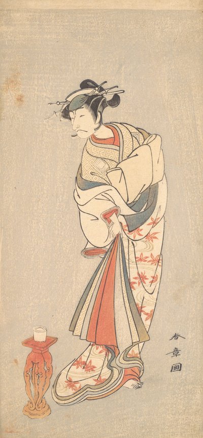 Herec Ichikawa Danjuro V v roli ženy, 1772. od Shunsho