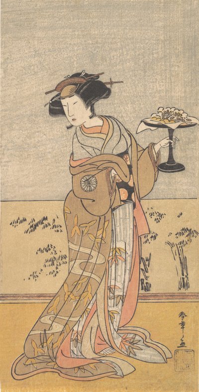 První Nakamura Tomijuro v roli Shigenoi, 10. měsíc, 1777. od Shunsho