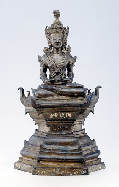 Buddha jako léčitel, kultura Lan Na (bronz) od Siamese School