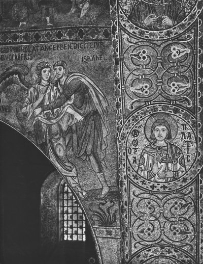 Jacob zápasí s andělem (mozaika) od Sicilian School