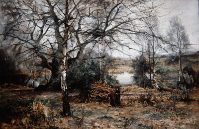 Silvan Woods (olej na plátně) od Sidney Grant Rowe