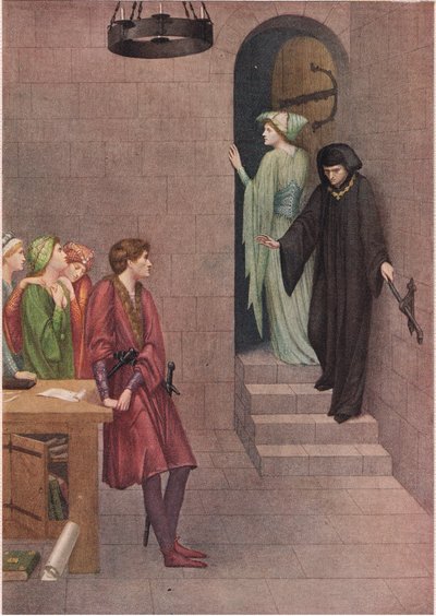 Princ Henry, Elsie a Lucifer. "Už nemám co říct, pojďme dovnitř." od Sidney Meteyard