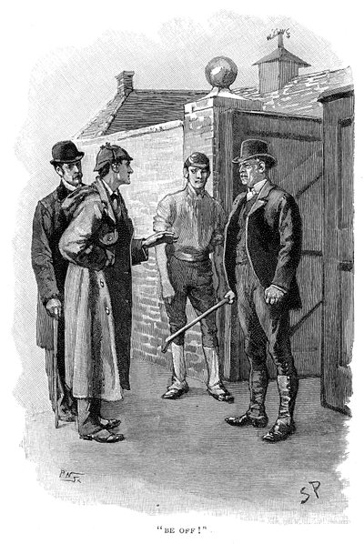 The Adventure of Silver Blaze, Holmes vyslýchá podezřelého od Sidney Paget