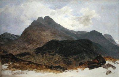 Mountain Study (olej na panelu) od Sidney Richard (circle of) Percy
