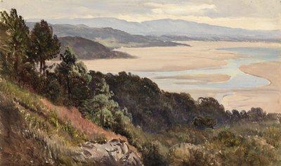 Lancaster Sands (olej na papíře) od Sidney Richard Percy
