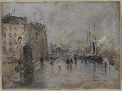 Grand Quai v Le Havre, 1901. od Siebe Johannes ten Cate