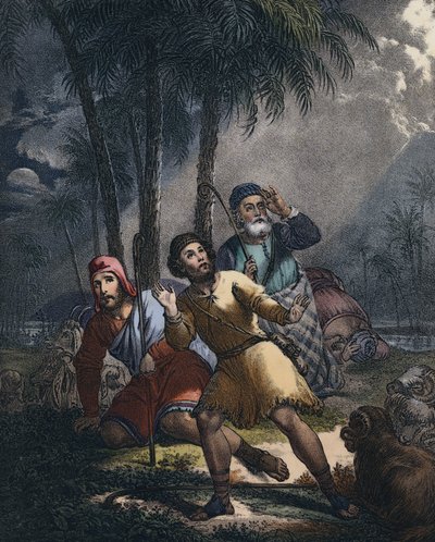 Kristus oznámil židovským pastýřům od Siegfried Detler Bendixen