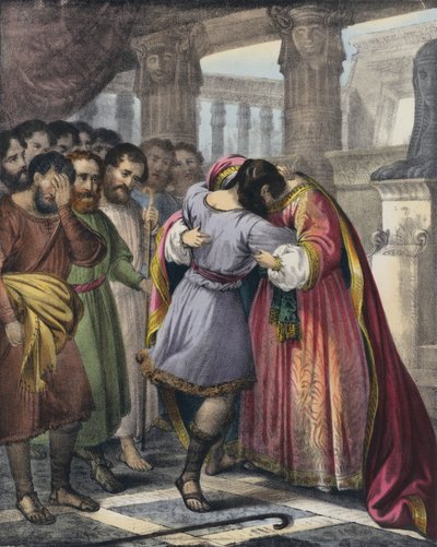 Josefovo odpuštění jeho bratrům od Siegfried Detler Bendixen