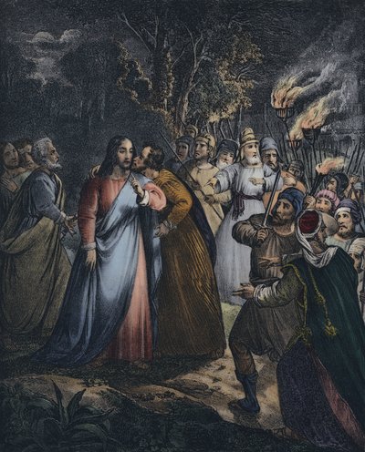 Jidáš zradí svého pána od Siegfried Detler Bendixen