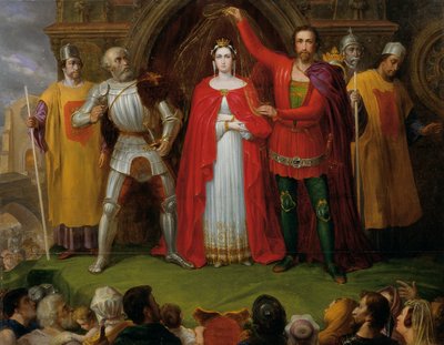 Svatba anglického krále Alfréda Velikého od Sigmund Ferdinand von Perger