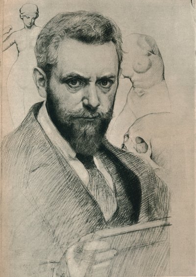 Portrét z od Sigmund Lipinsky
