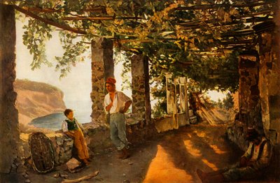 „Terasa u mořského pobřeží“, 1828, 1965. od Sil