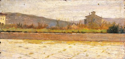 Krajina Modigliana od Silvestra Lega (1826-1895) od Silvestro Lega